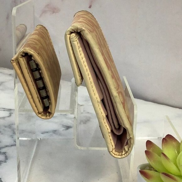 Dior Tan and Pink Wallet and Accessory Key Set - Picture 11 of 11